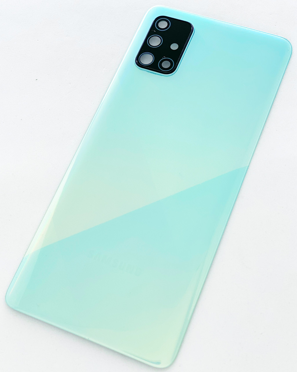 Задня кришка для Samsung A715F Galaxy A71, блакитна, оригінал, фото 1