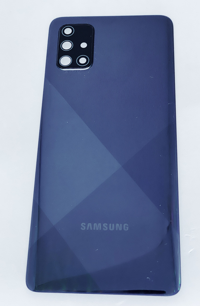 Задня кришка для Samsung A715F Galaxy A71, чорна, оригінал, фото 1