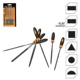 Набір надфілей 6 шт 3х150 мм TOLSEN 32046