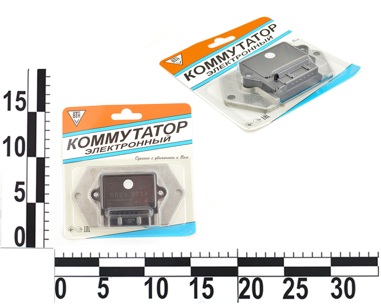 Комутатор запалювання ВАЗ 2108-099, ЗАЗ 1102, 6 конт. з підв. помехоуст.