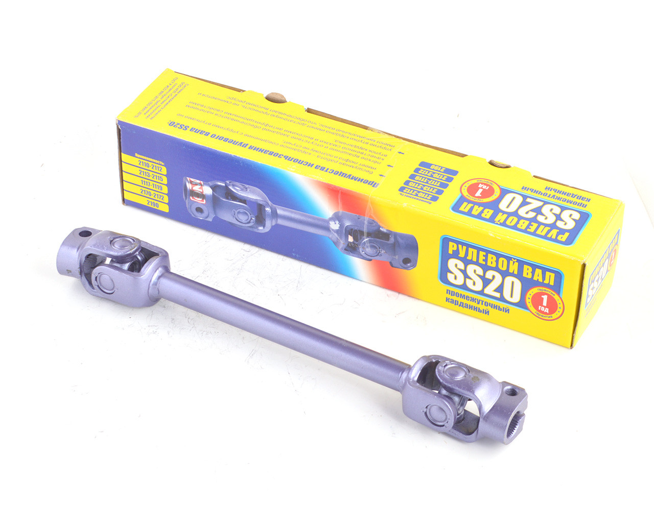 Вал рульового керування ВАЗ 2108-099, 2113-15 (суцільнометалевий) проміжний SS20.91.00.000-02
