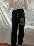 Спортивні штани "F & S" для хлопчика, фліс, чорно-сині, фото 4
