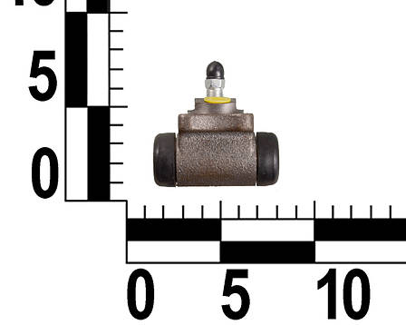 Циліндр гальмівний задній DAEWOO MATIZ, CHERY QQ робочий, фото 2