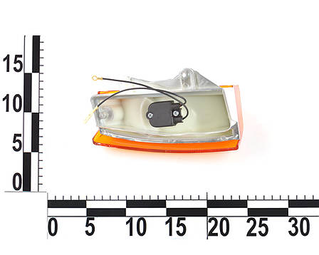 Покажчик повороту передній ЗАЗ 1102 лев. жовтий, фото 2