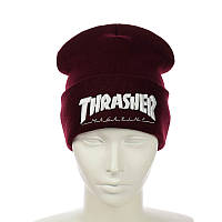 Молодежная шапка "Thrasher" бордо