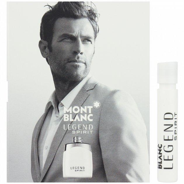 Елітні чоловічі парфуми Mont Blanc Legend Spirit 1,2ml оригінальний пробник, деревний аромат на кожен день
