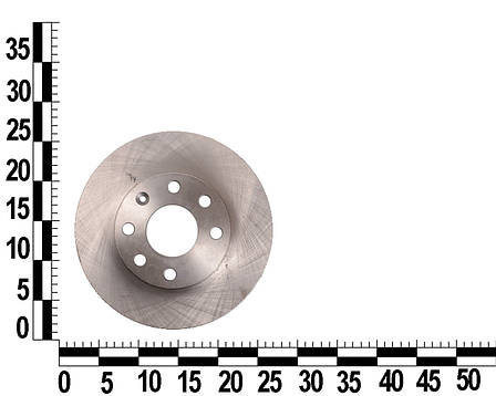 Диск гальмівний передній DAEWOO, CHEVROLET AVEO, LANOS, NEXIA, SENS; OPEL ASTRA F, CORSA, VECTRA A 13" (вент.), фото 2