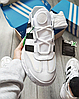 Чоловічі кросівки Adidas Niteball White Адідас білі молодіжні модні для хлопців, фото 5