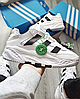 Чоловічі кросівки Adidas Niteball White Адідас білі молодіжні модні для хлопців, фото 3