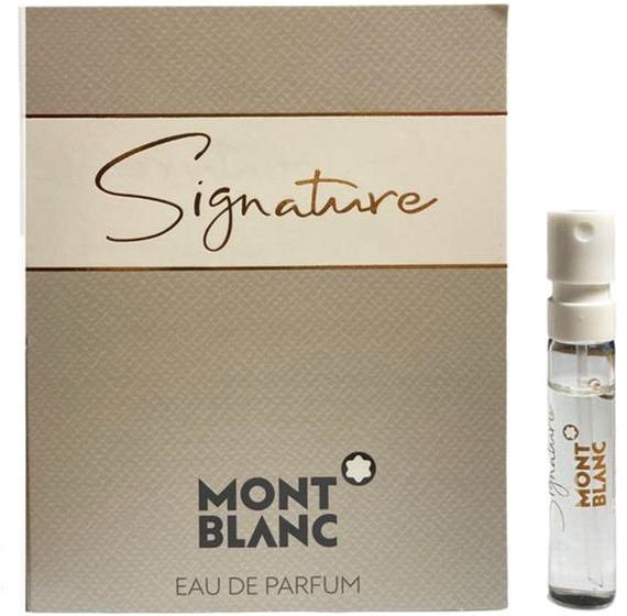 Елітні жіночі парфуми Mont Blanc Signature 2мл оригінальний пробник, стійкий квітковий фруктовий аромат, фото 1