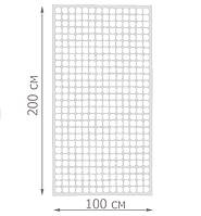 Торговая сетка стенд в рамке 100/200см профиль 17х17 мм (от производителя оптом и в розницу)