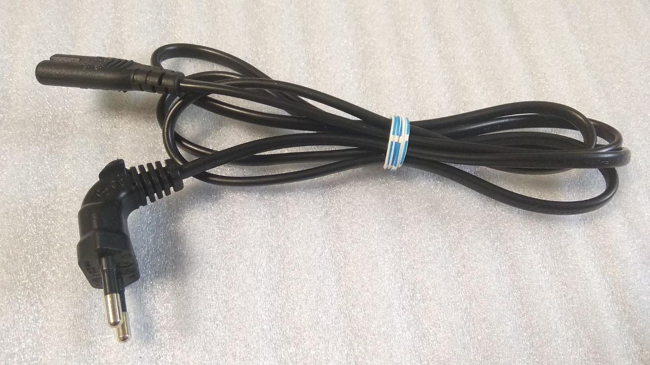 Оригінальний мережевий кабель живлення I-SHENG SP-021H 1.42м (2x0.75мм2) (кутова вилка) Б/В