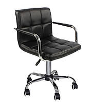 Кресло мастера клиента маникюра с подлокотниками на колесиках Artur Маникюрные стулья для салона (Артур КО)