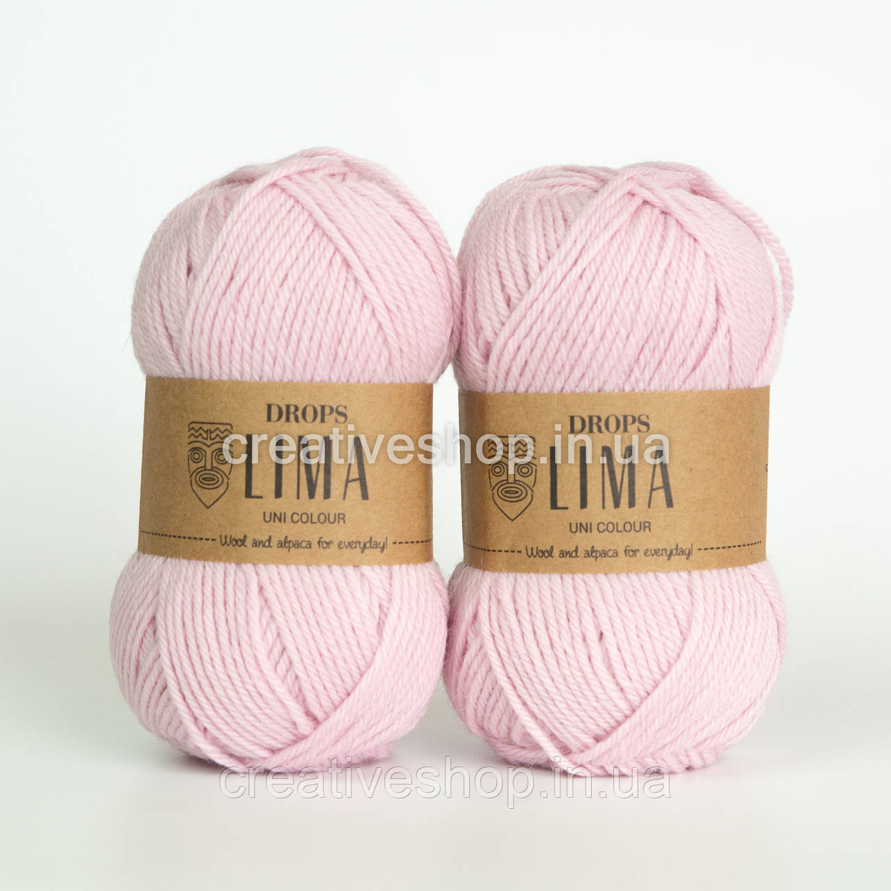 Пряжа Drops Lima (колір 3145 powder pink)