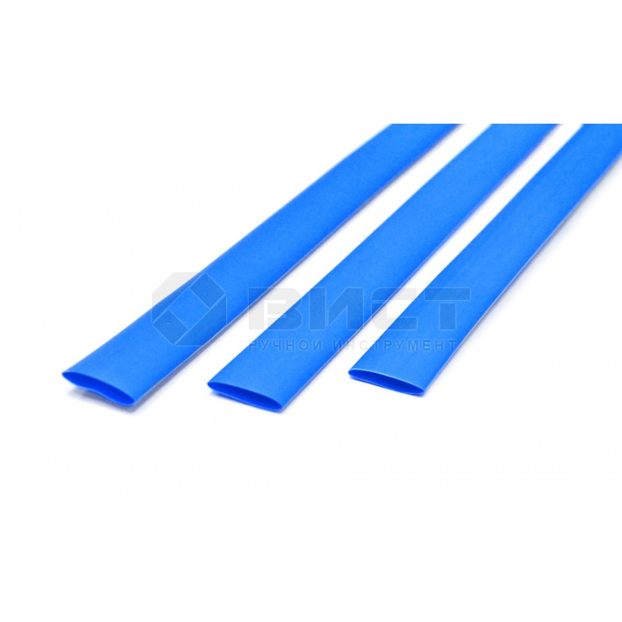 Термоусадочна трубка 10мм/5мм 1м сіня 10шт Technics 10-658 |термозбіжна синя, фото 1