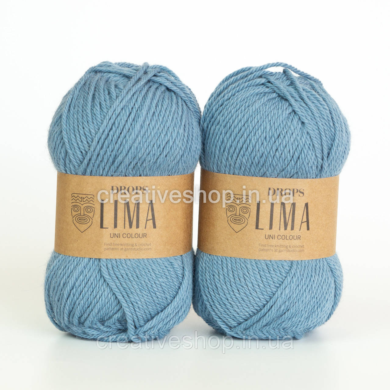 Пряжа Drops Lima (колір 6235 grey blue)