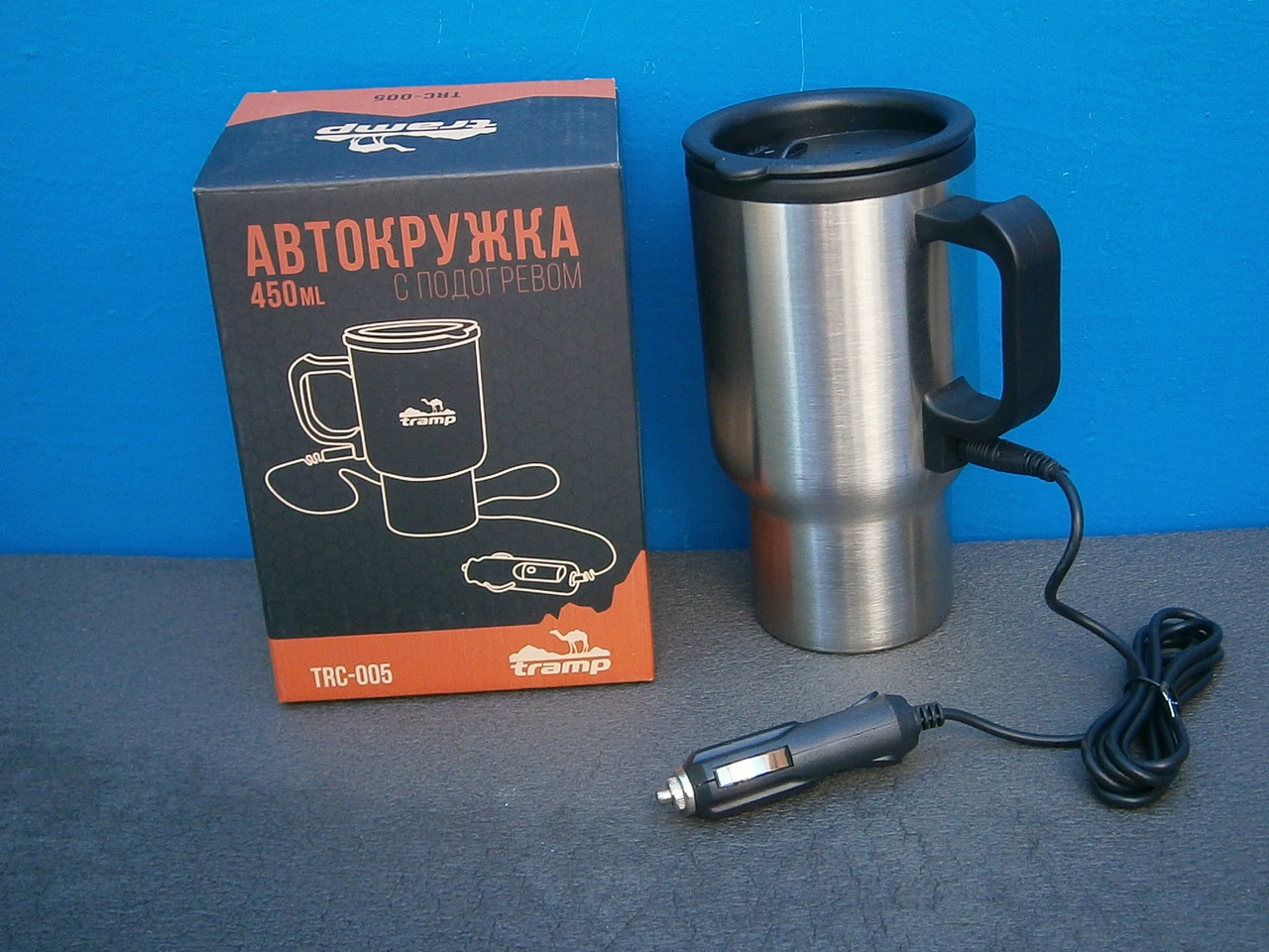 Автокружка з підігрівом Tramp TRC-005, 12В, 450 мл