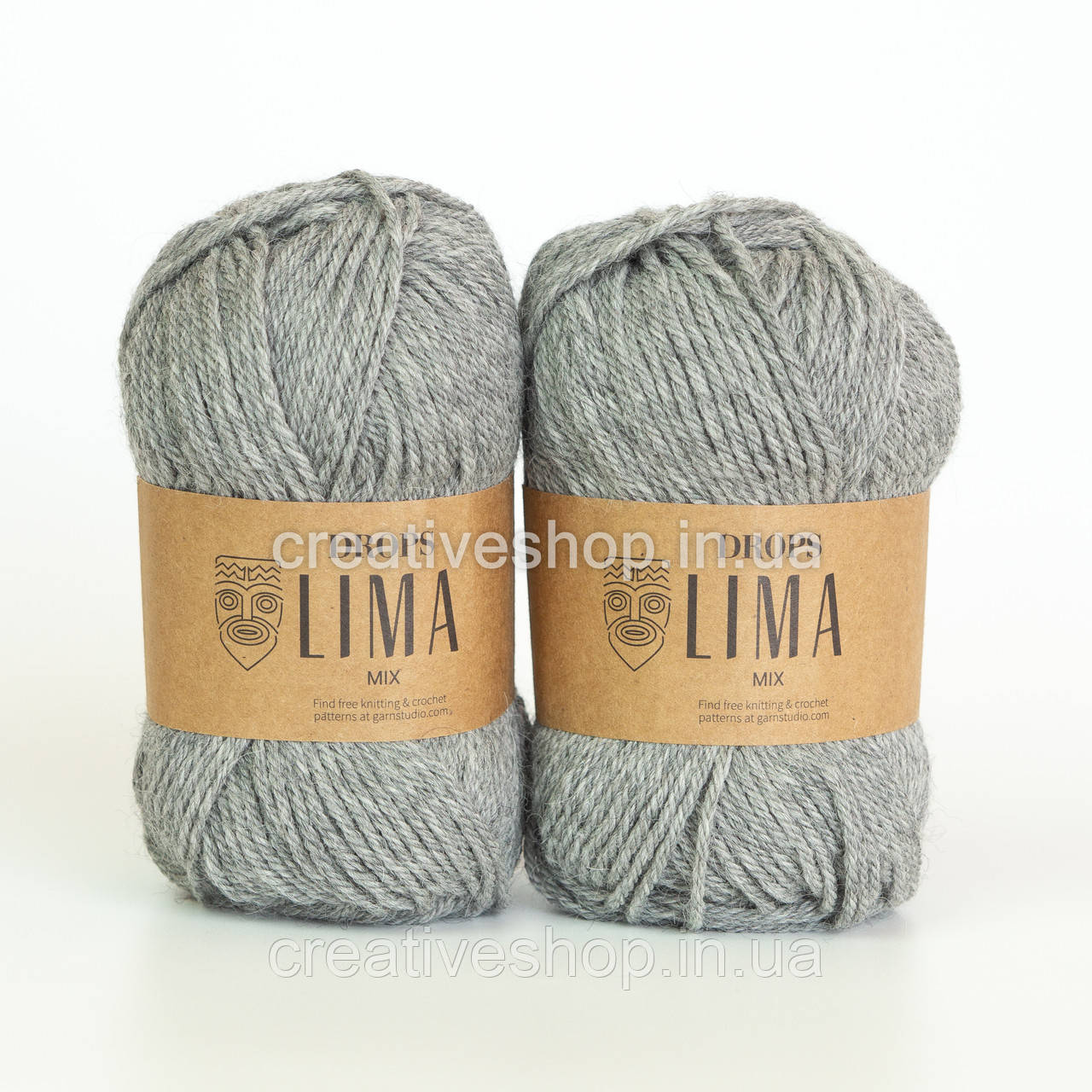 Пряжа Drops Lima Mix (колір 9015 grey)