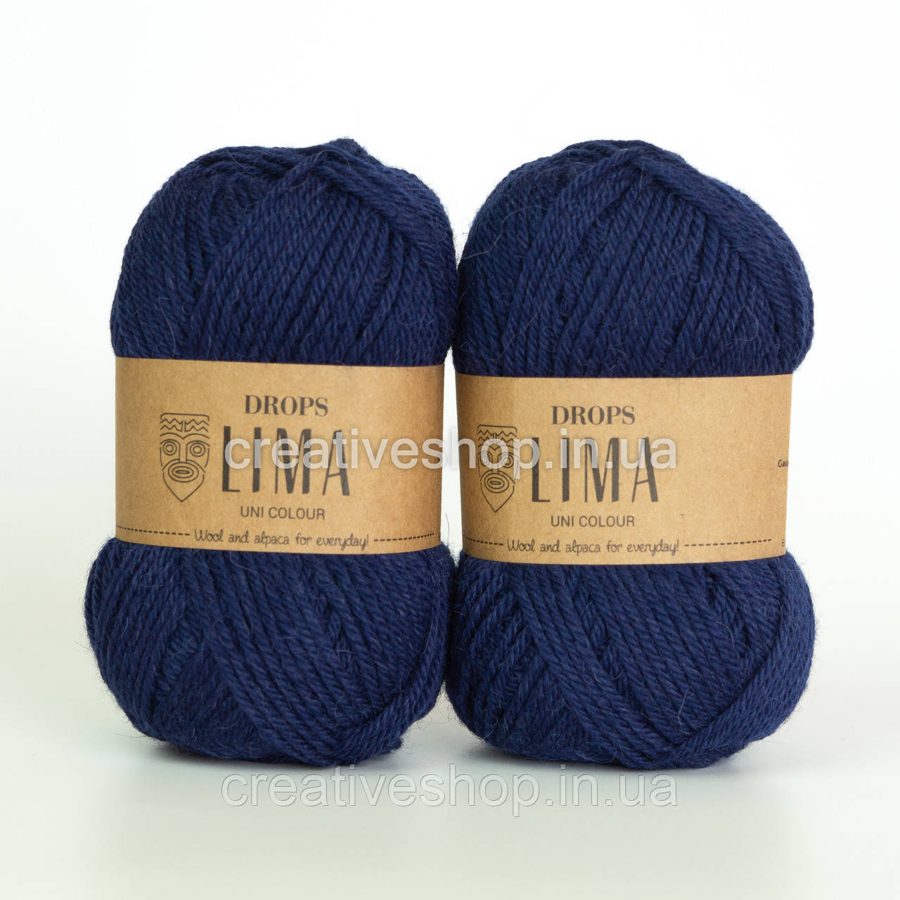 Пряжа Drops Lima (колір 9016 navy blue)