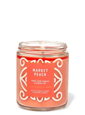 Ароматизована свічка Peach Market Bath & Body Works, фото 1