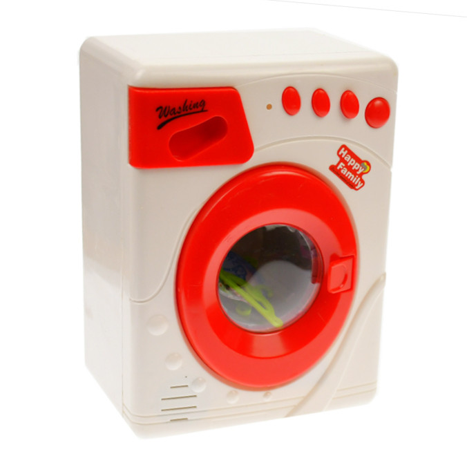 Детский игровой набор бытовой техники стиральная машина и утюг LS8233K, набор прачечная и глажка для девочек - фото 4 - id-p1469424459