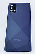 Задня кришка для Samsung A715F/DS Galaxy A71, чорна