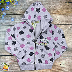 Кофта з капюшоном і начосом для дівчинки підлітка Розміри: 128,134,140,146,152 см (02358-1)