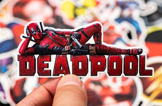 Набір вінілових наклейок стикерів Марвел Хіт Marvel Стикербомбінг на автотелефон ноутбук стіну 130 шт., фото 6