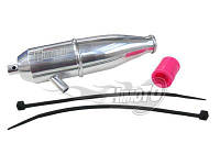 (02124) Alum Exhaust Pipe 1P (HM)