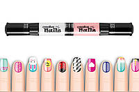 Детский лак-карандаш для ногтей Malinos Creative Nails на водной основе (2 цвета Нюд + Белый) (HM)