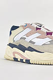Чоловічі / жіночі кросівки Adidas Niteball Cream White, унісекс кросівки адідас найтбол, фото 7