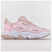 Женские кроссовки Adidas Ozweego Pink, розовые кроссовки адидас озвиго