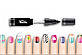Дитячий лак-олівець для нігтів Malinos Creative Nails на водній основі (2 кольори Морський хвилі + Білий), фото 3