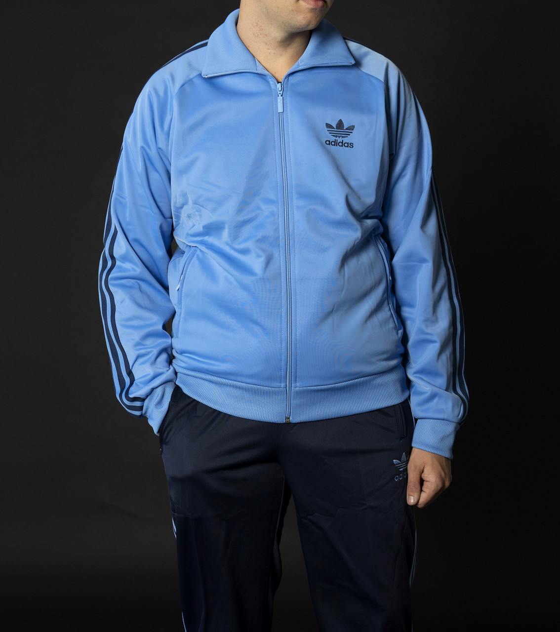 Мужской спортивный костюм адидас Классика голубая 90-х Adidas Австрия ...