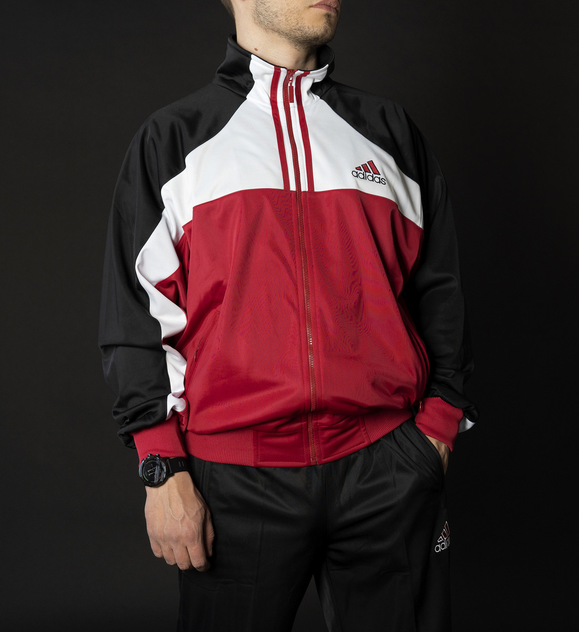 Чоловічий спортивний костюм адідас Раритет Вінтаж червоний 90-х Adidas Австрія Спортивні костюми великі розміри