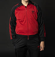 Мужской спортивный костюм адидас Классика красный 90-х Adidas Австрия Спортивные костюмы большие размеры