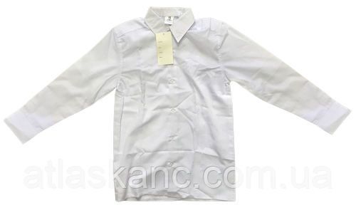 Сорочка х/б з довгими рукавами, білий р. 32 14272
