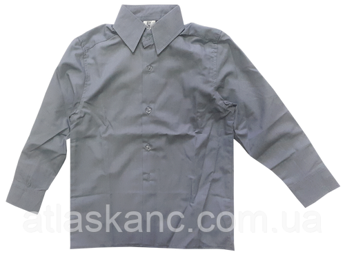 Сорочка з довгим рукавом, сіра р. 26 14279