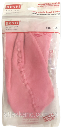 Колготи махра Nesti для дівчинки в пакеті, кольорові р. 1-2 13127, фото 1