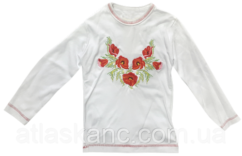 Вишиванка х/б з довгим рукавом 12394