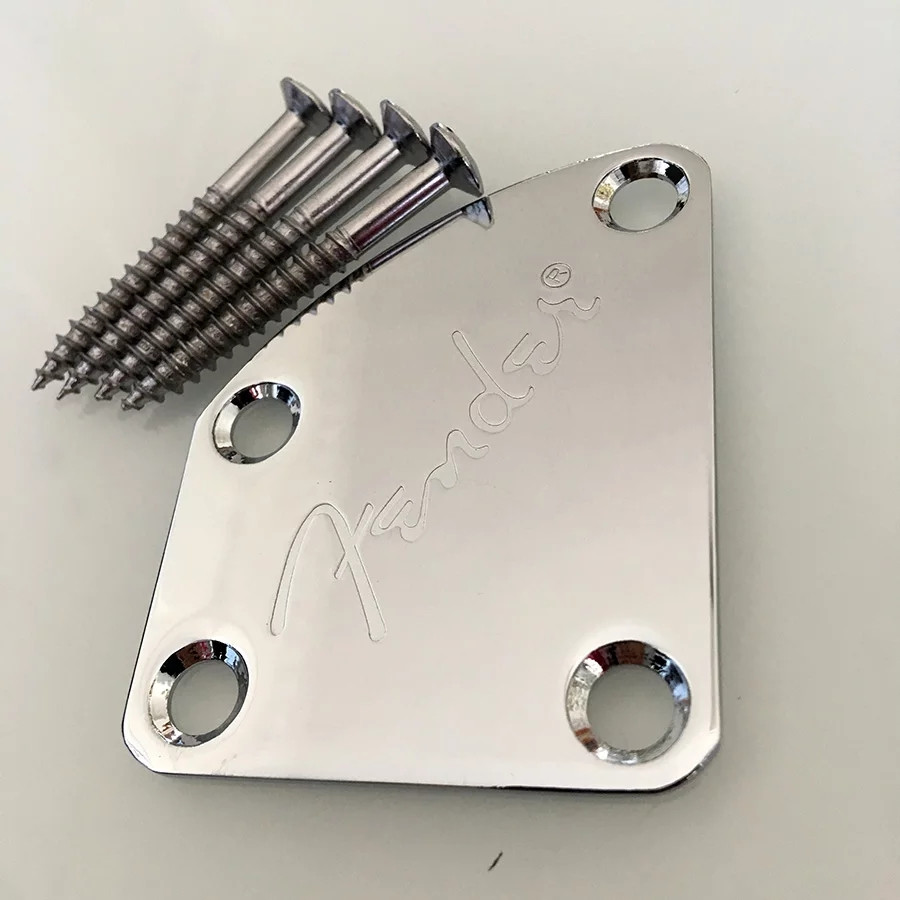 Крепление для Грифа Некплейт Neckplate Электрогитары Бас-гитары Fender ...