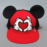 Кепка Mickey Mouse с прямым козырьком для мальчика. 52-54 см