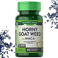 Nature's Truth Horny Goat Weed with Maca (Трава Роговой козий + Мака) 60 вегетарианских капсул