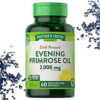 Добавка для женщин Nature's Truth Evening Primrose Oil (Масло примулы) 2000 мг на порцию 60 гелевых капсул