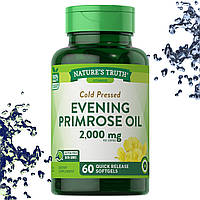 Добавка для жінок Nature's Truth Evening Primrose Oil (Масло примули) 2000 мг на порцію 60 гелевих капсул