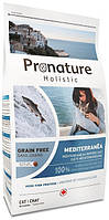Pronature Holistic Mediterranea Adult Cat с лососем и вялеными томатами, 340 гр