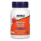 NOW Foods, метилфолат, 1000 мкг, 90 таблеток