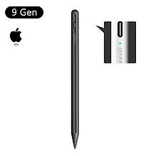 Стилус для планшета Apple iPad 2018-2021 Goojodoq 9 Gen Magnetic Type-C 1.2 mm Black