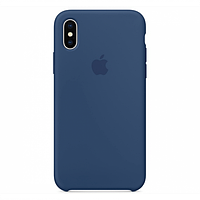 Чехол-накладка Silicon Case Apple для iPhone XR бампер силиконовый синий