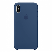 Чохол-накладка Silicon Case Apple для iPhone XR бампер силіконовий синій